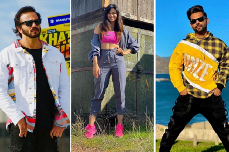 Rahul Vaidya Shweta Tiwari Rohit Shetty in Khatron Ke Khiladi 11