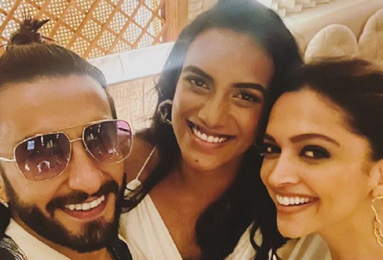 PV Sindhu Ranveer Singh Deepika Padukone