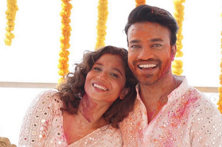 Ankita Lokhande Vicky Jain Holi Party