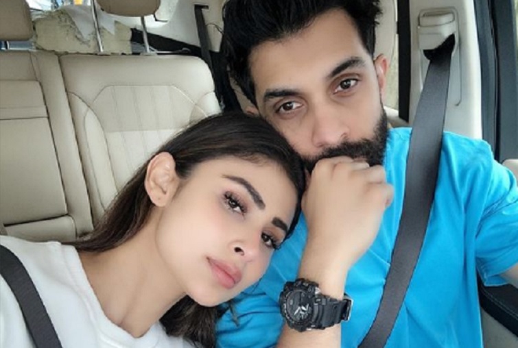 Mouni Roy with Husband