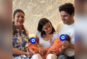 Ruhaanika Dhawan with Divyanka Twins