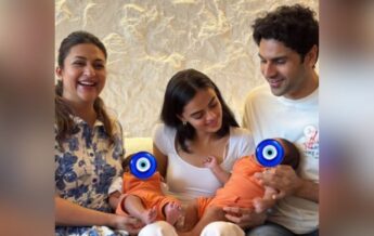 Ruhaanika Dhawan with Divyanka Twins